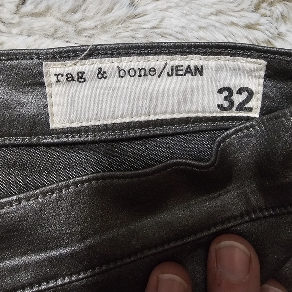 Rag & Bone Coated Legging Jeans - Picture 8 of 14